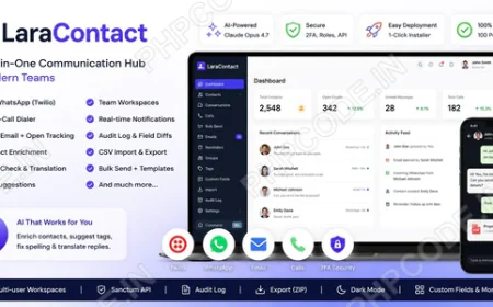 LaraContact v2.0 – Contact Management & WhatsApp AI-assisted CRM